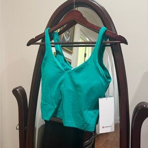 NWT Lululemon Align Tank in Kelly Green